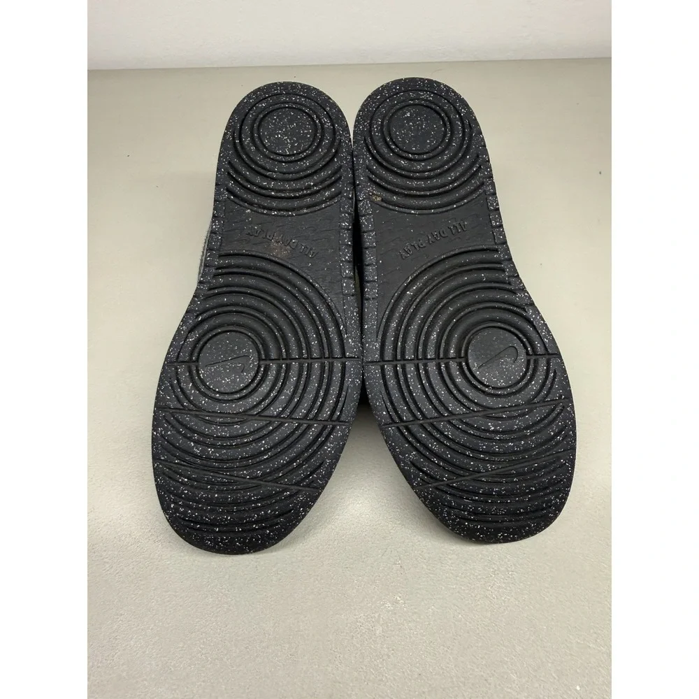 Nike Borough Low Recraft PS Kids Sneakers Triple Black Size 2.5Y DV5457-002